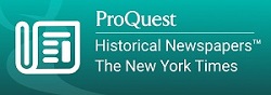 ProQuest Historical Newspapers The New York Times