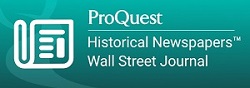 ProQuest Historical Newspapers Wall Street Journal