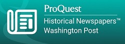 ProQuest Historical Newspapers Washington Post