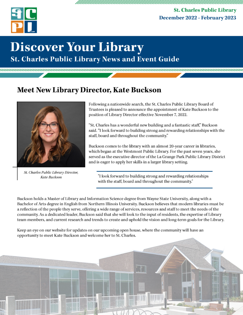 Discover your library newsletter december 2022-february 2023