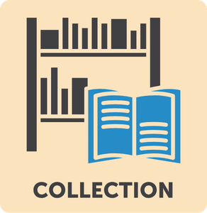 image of books, bookshelf