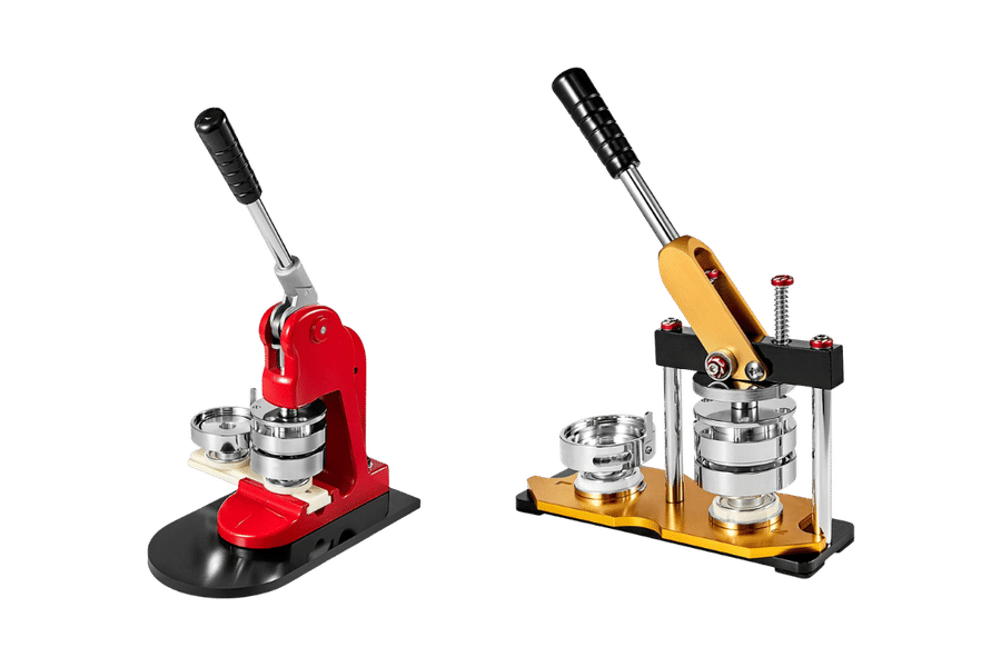 Large and small buttone makers